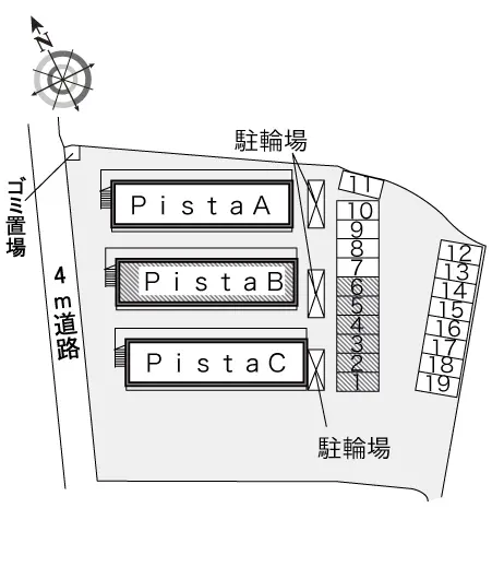 ★手数料０円★泉佐野市羽倉崎上町　月極駐車場（LP）